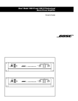 Bose 1800-VI - Owners Guide